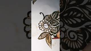 #Simple #Beautiful Top TATTO Flower YT#SHORT मेहंदी  design 2025