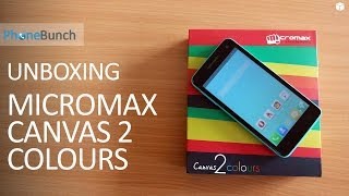 Micromax Canvas 2 Colours A120 Unboxing and Hands-on Overview