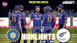 INDIA Vs NEW ZEALAND Prediction Match Highlights|T20 WorldCup 2021|Cricket19 Gameplay 1080p