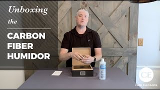 Unboxing the Digital Carbon Fiber Humidor by Case Elegance (Original Version)