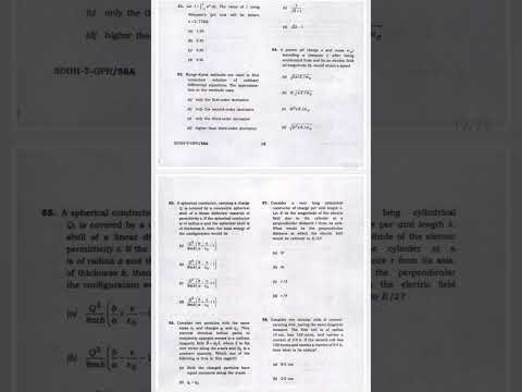 Paper – II Geophysics ll Combined Geo-Scientific Preliminary Examination, 2023 #upsc