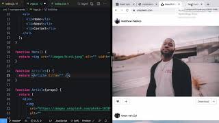 Break a React User Interface into Components