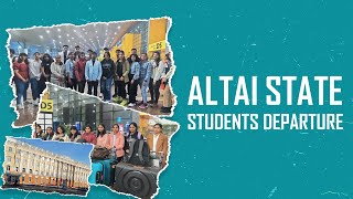 ALTAI STATE MEDICAL UNIVERSITY STUDENTS SUCCESSFUL DEPARTURE