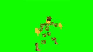 cowboy emoji man fortnite default dancing free greenscreen dl in desc - fortnite default dance green screen