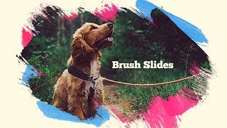 After Effects Tutorial - Brush Slideshow in After Effects - No Plugins