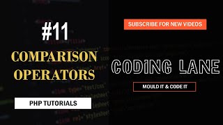 Comparison Operators In PHP | PHP Tutorial For Beginners – Coding Lane