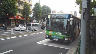 都営バスV-K284号車亀29系統境川・西大島駅経由亀戸駅行き宇喜田発車シーン