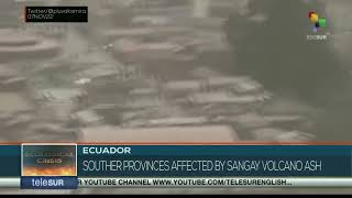 Sangay volcano in Ecuador generates more than 120 explosions