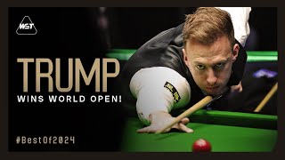 Judd TRUMP Wins Fifth Ranking Title Of 2023/24 🔥 | Best of 2024 🍾