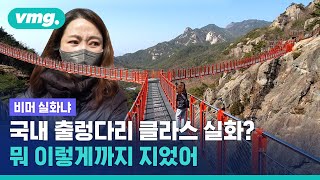 국내 최초 Y자형 출렁다리…어떻게 만들어졌을까? / 비디오머그