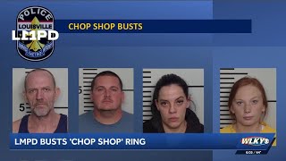 LMPD busts citywide chop shop operation; 5 people arrested