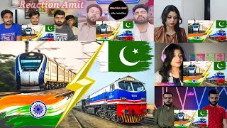 Indian Railways vs Pakistan Railways!! Who's Better? | mix Pakistani reaction | reaction amit
