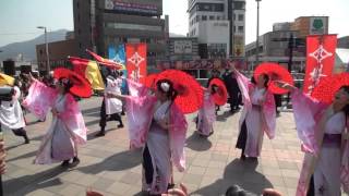 JR九州櫻燕隊さん　2016　黒崎宿 春のランタン祭