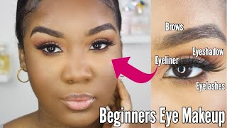 VERY DEE-TAILED ! EVERYDAY EYEBROW, EYESHADOW, EYELINER \u0026 EYELASH TUTORIAL FOR BEGINNERS |