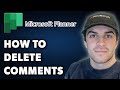 How to Delete Comments in Microsoft Planner (Full 2024 Guide)