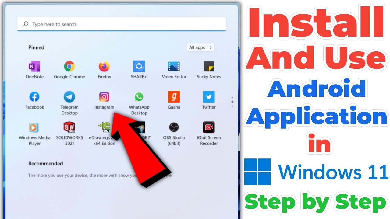 Install Android Apps On Windows 11 | How To Install And Use Android ...