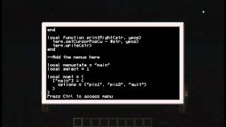 Applications on ComputerCraft Tutorial: Graphical User Interfaces (1/2)