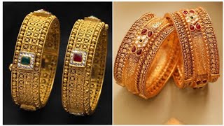 Most Beautiful Stylist Gold Bangles Designs For Fashion Ideas Women's Fashions