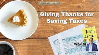 Giving Thanks for Saving Taxes