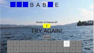 Hangman GUI in Python