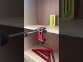 Multifunctional two-in-one cabinet door installation aid for woodworking