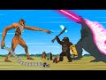 Godzilla x Kong: The New Empire vs EVOLUTION of GODZILLA'S ATOMIC BREATH - FUNNY CARTOON [#2]