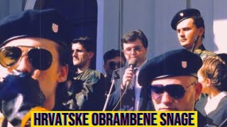 Hrvatske obrambene snage (HOS) - Croatian War of Independence