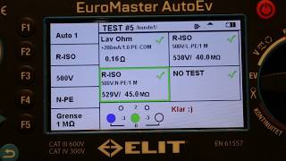 Automatisk testsekvens med lagring EuroMaster AutoEv