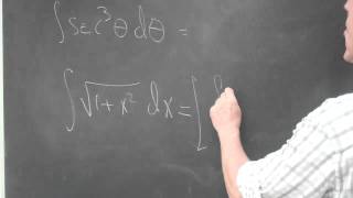 Integral of Sec^3(theta) and Integral of (1+x^2)^(1/2)
