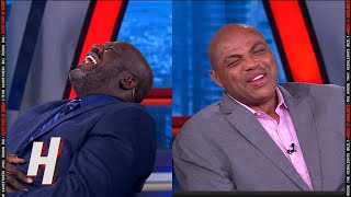 Shaq Just Couldn't Stop Laughing Over Zion Williamson Joke 🤣🤣