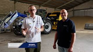 #NewHolland Pro-Belt 190 – prace zielonkowe: prasowanie, ładowanie, transport bel