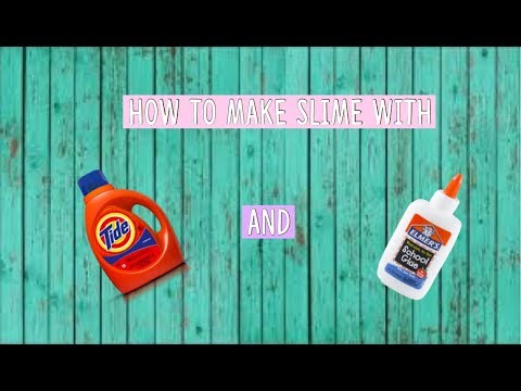 How to make slime (with glue and laundry detergent)|SamanthaKRT How to make slime (with glue and laundry detergent)|SamanthaKRT