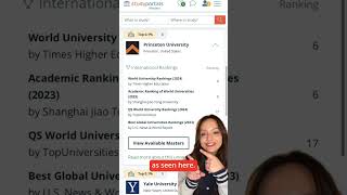❌DO NOT❌ Choose University Based on Ranking #studyopportunities #internationalstudent #studyaboard