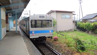 福島交通飯坂線花水坂駅　7000系