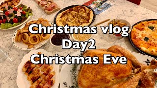 クリスマスブログVlogmas Day2 イヴのクリスマスパーティ【ターキーを焼いてケーキを買いに行く】主婦のクリスマスイヴの1日