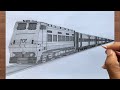 How to Draw a Train in 1-Point Perspective