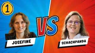 WGM Josefine Heinemann vs. Schachpanda || Das Youtube-Duell Teil 1