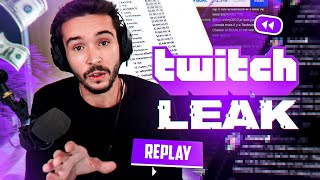 Twitch : le leak qui retourne internet (revenus des streamers etc…)