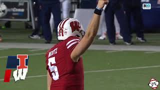 Graham Mertz (Wisconsin QB) vs Illinois (2020)