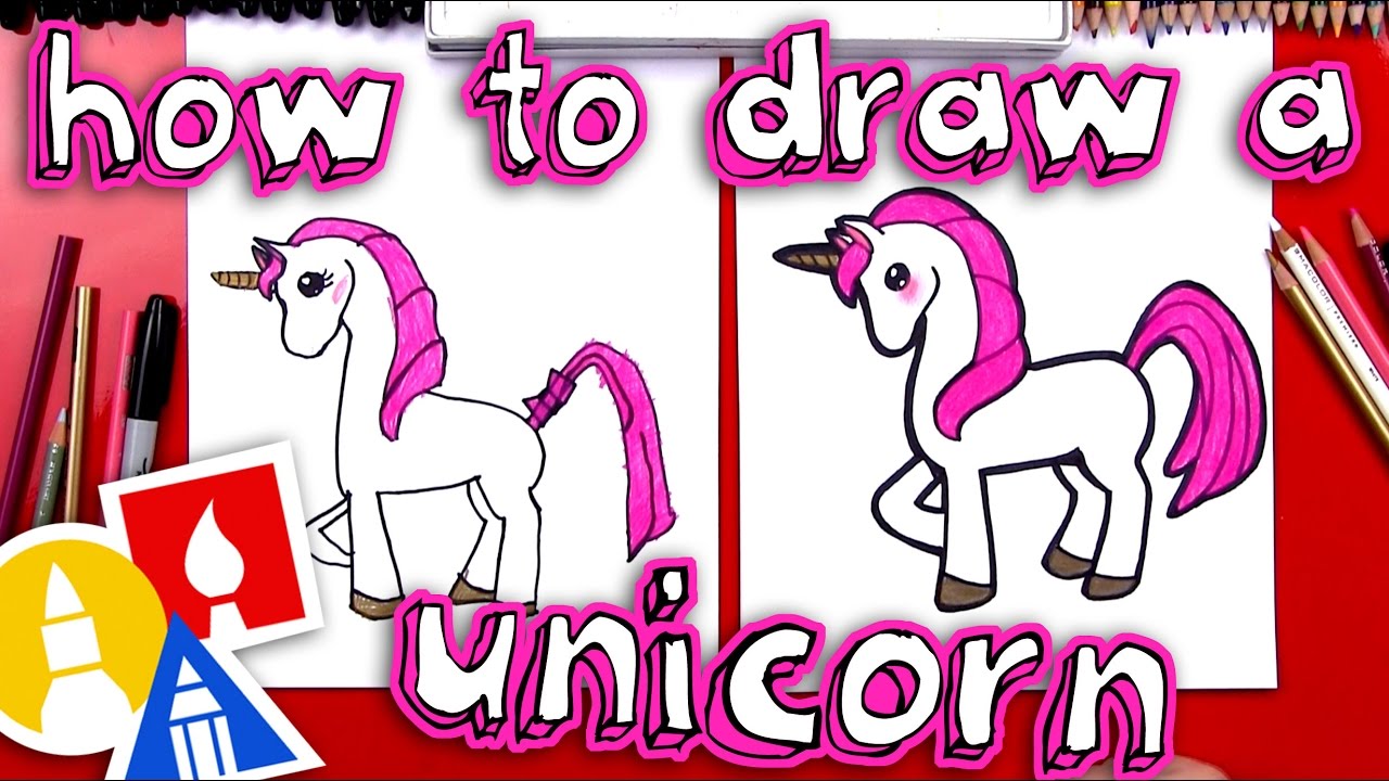 How To Draw A Cute Unicorn - YouTube