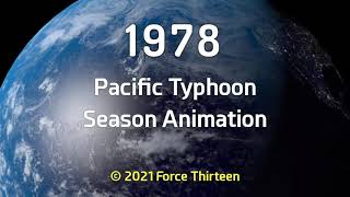 1978 Pacific Typhoon Season Animation