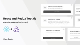 Creating a modal by React and Redux Toolkit