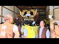 4k hdr 2024.05.05 八代大歳神社 登龍門祭 八代大屋台 岡田先代屋台 練り 岩神社前～蔵入 播州春祭り