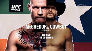 McGregor VS Cowboy (Peso Wélter) UFC 246 - FOX Premium PROMO