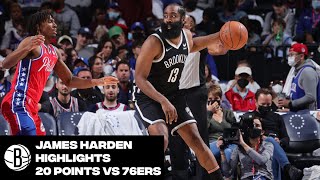 James Harden Highlights | 20 Points vs. Philadelphia 76ers