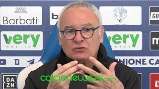 Conferenza stampa Ranieri pre Bologna-Sampdoria