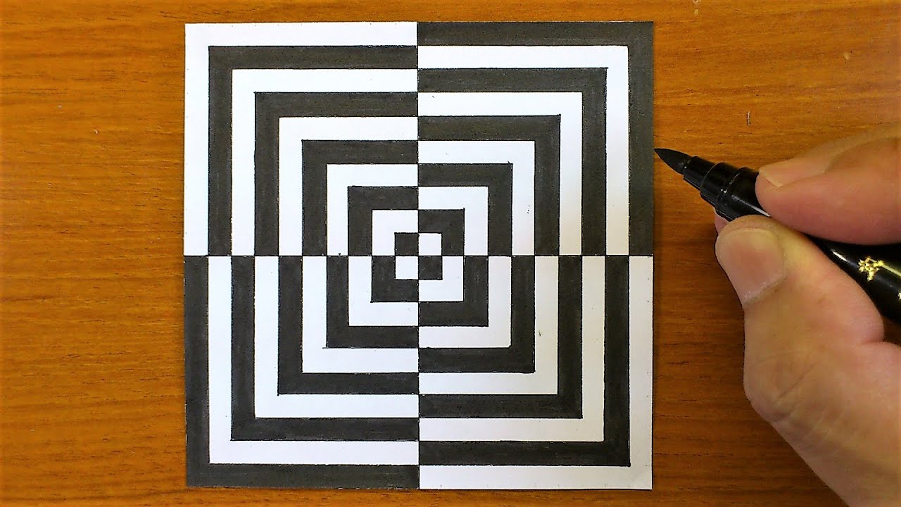 How Do You Draw An Optical Illusion