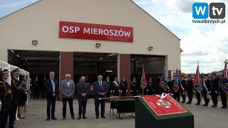 Telewizja Wałbrzych - Dzień Strażaka w nowej remizie OSP Mieroszów