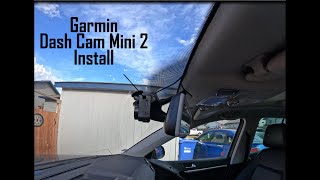 Garmin Dash Cam Mini 2 - Installation