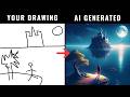 AI Generate your Drawing to Digital Art - Photoshop Tutorial - Adobe Firefly